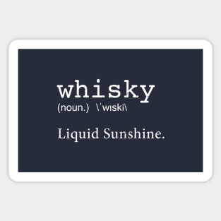 Whisky Dictionary Definition Sticker